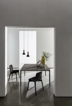 SLIM SQUARE - Square ceramic table by Sovet italia - view 3
